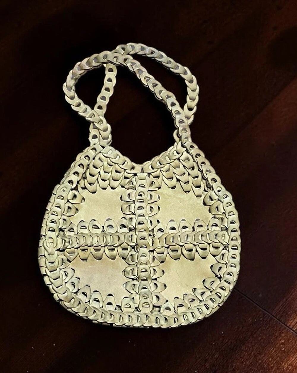Vintage Bag Patricia Nash Boho Handbag Leather Tan Brown Beige